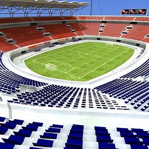 soccer football stadium 3d max