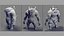 3D Dinozilla Anim Rig model