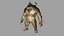 3D Dinozilla Anim Rig model