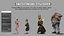 3D Dinozilla Anim Rig model