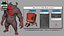 3D Dinozilla Anim Rig model