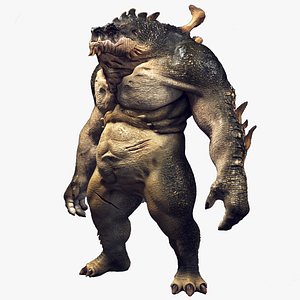 3D Dinozilla Anim Rig model