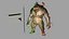 3D Dinozilla Anim Rig model