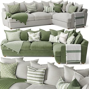 3D Smooch Corner Sofa model
