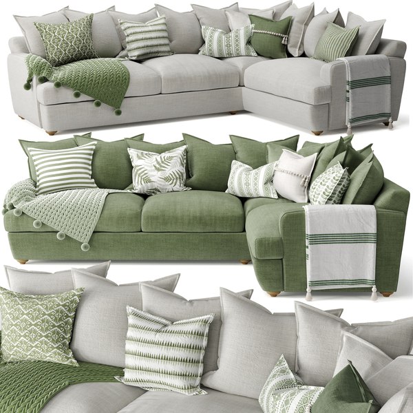 3D Smooch Corner Sofa model TurboSquid 1929552