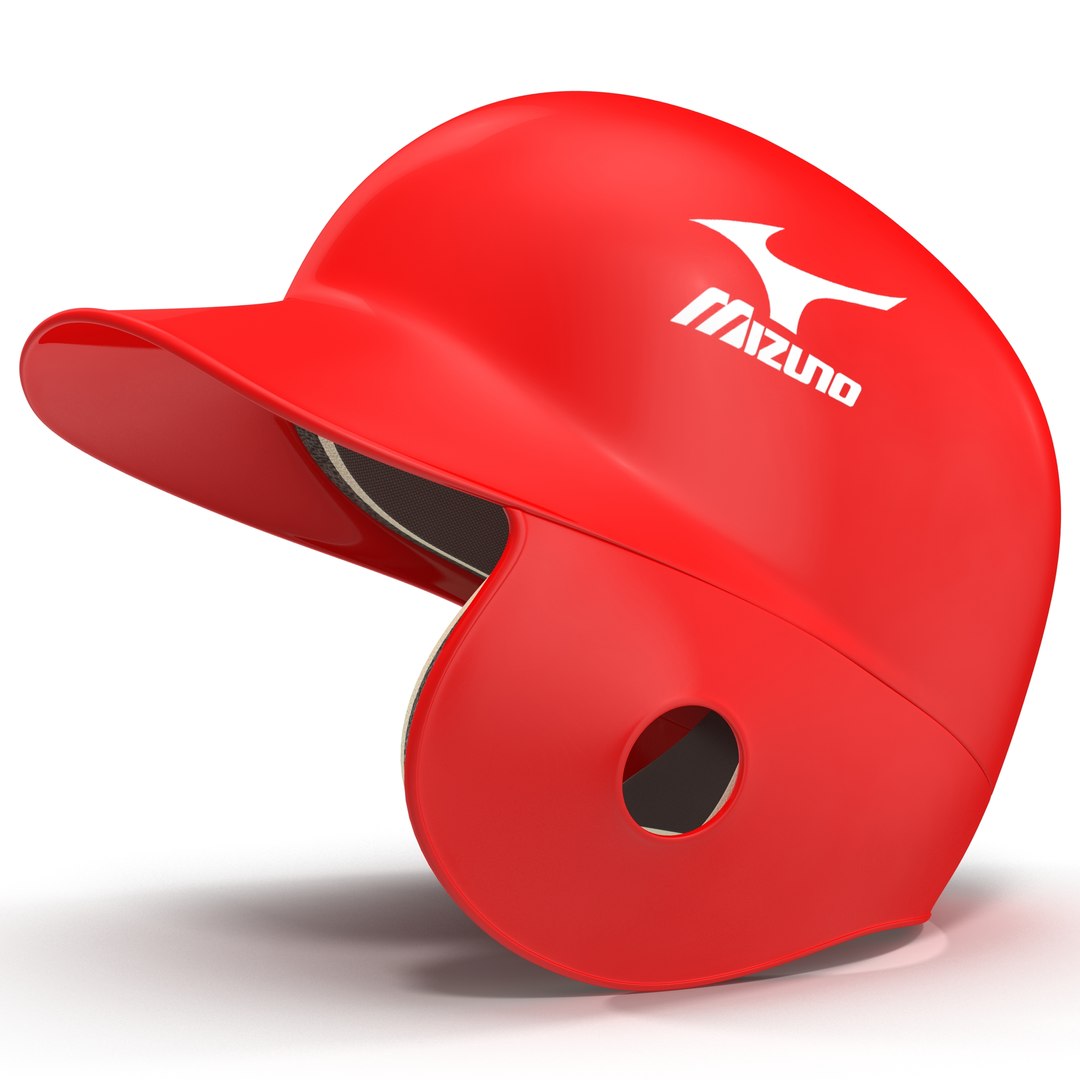 Batting Helmet Mizuno 3D model preview