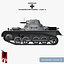 German WWII Panzerkampfwagen I Ausf A Sd.Kfz.101 Light Tank