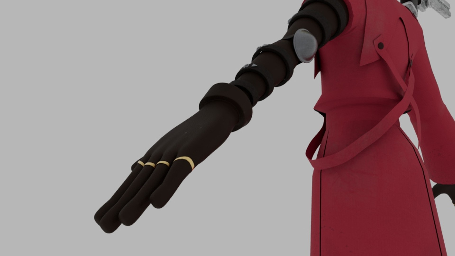 3D Vash The Stampede From Trigun 3d Modeling Meterial And Rigging ...