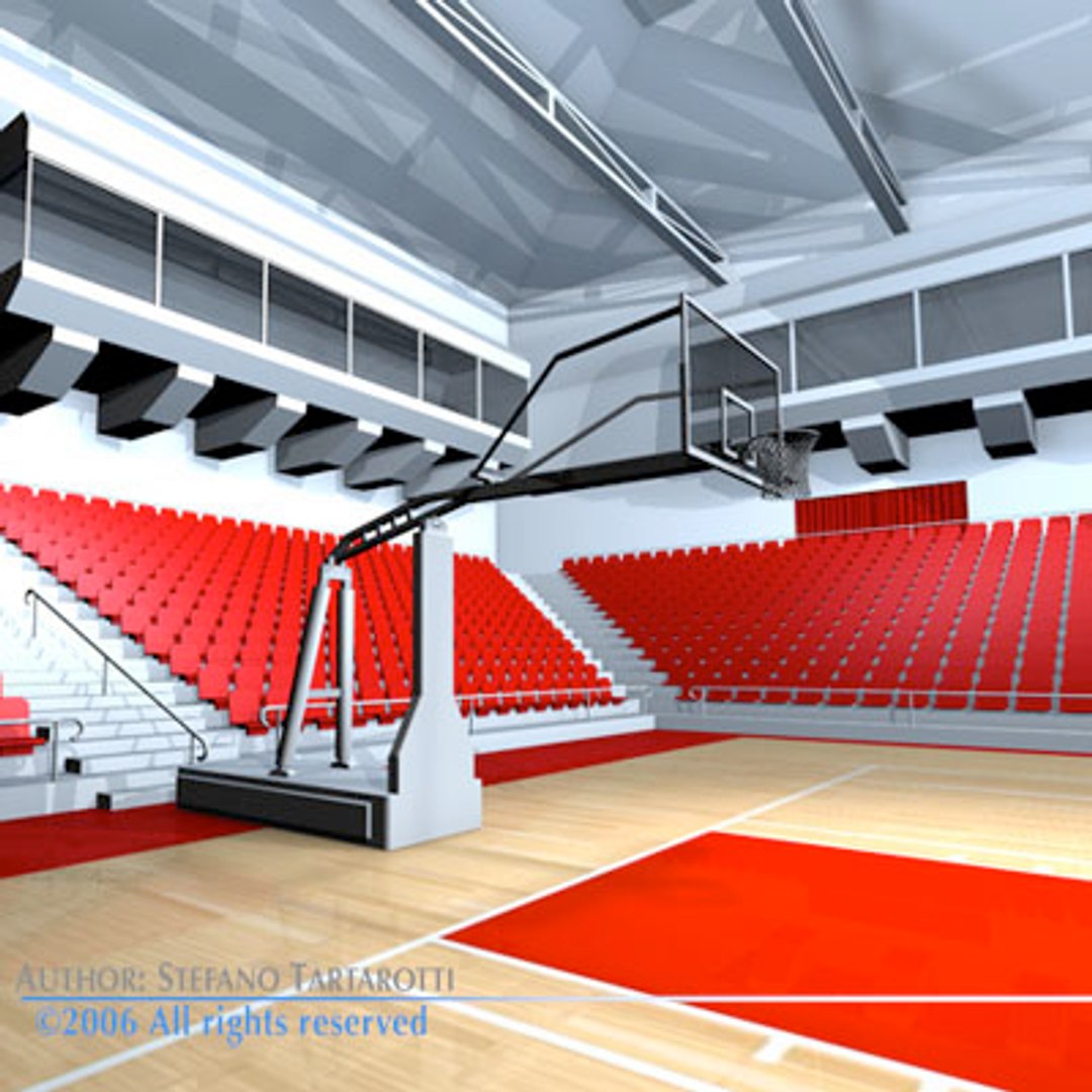 3d Model Basketball Arena