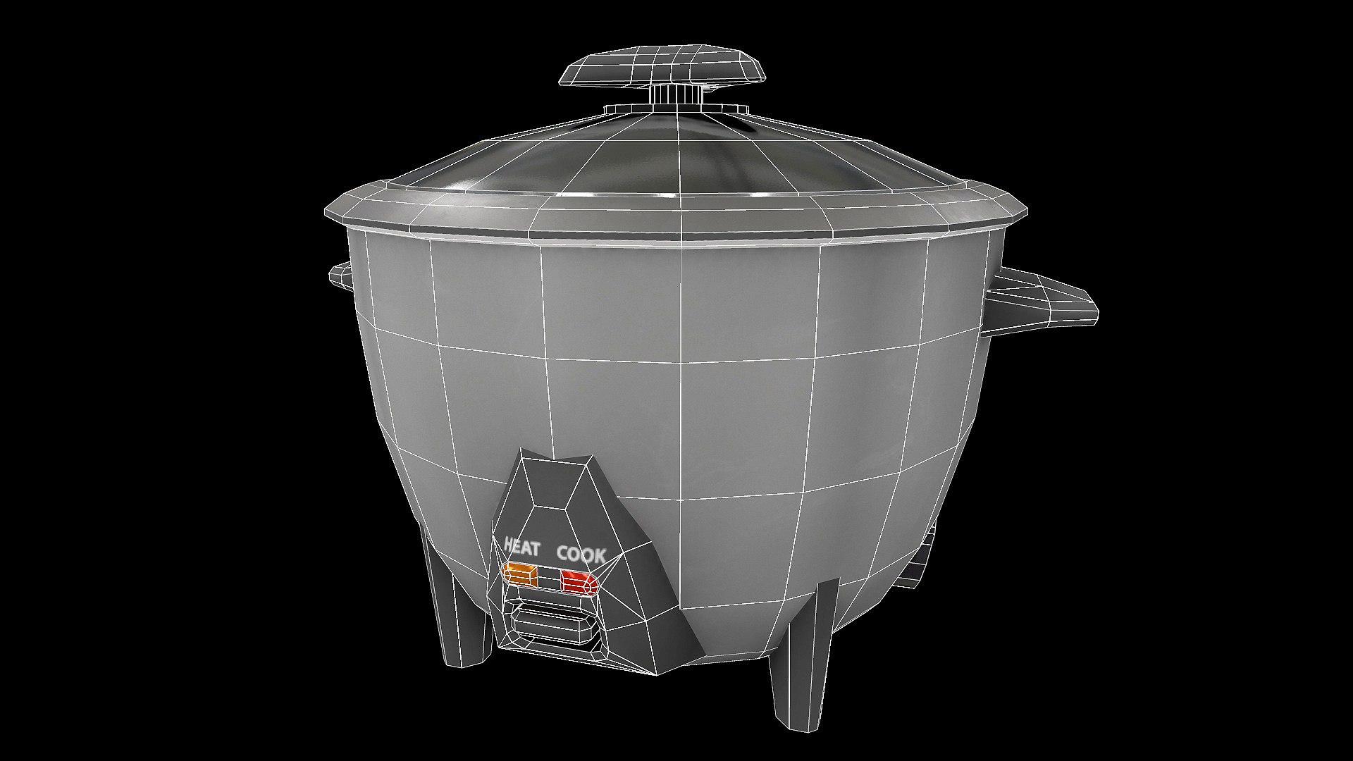 Rice Cooker Design 1 3D Model - TurboSquid 2111292