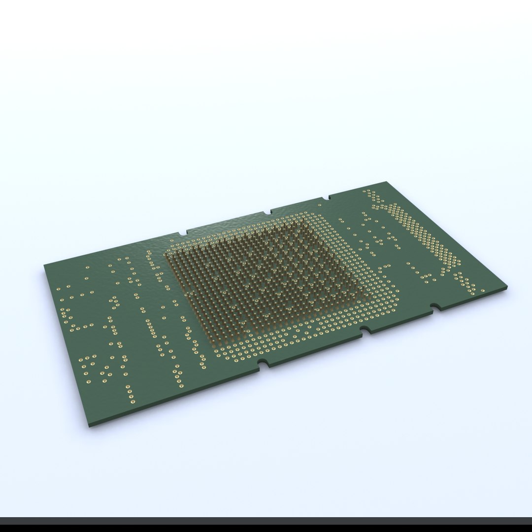 Intel Itanium 2 3d Model