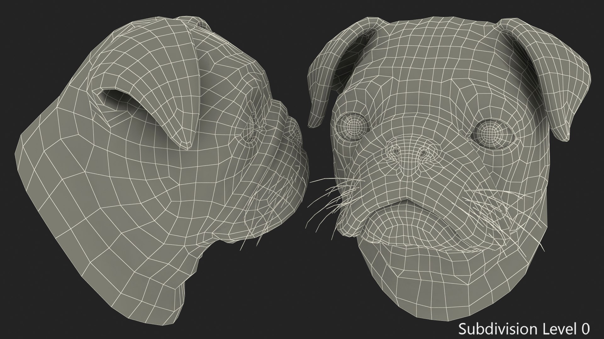 3D pug dog head https://p.turbosquid.com/ts-thumb/Mr/DJBjtn/Vo/pugdogheadvray3dmodel013/jpg/1611366014/1920x1080/fit_q87/df7afe3ae313df88c283da54abb3a256825e7987/pugdogheadvray3dmodel013.jpg