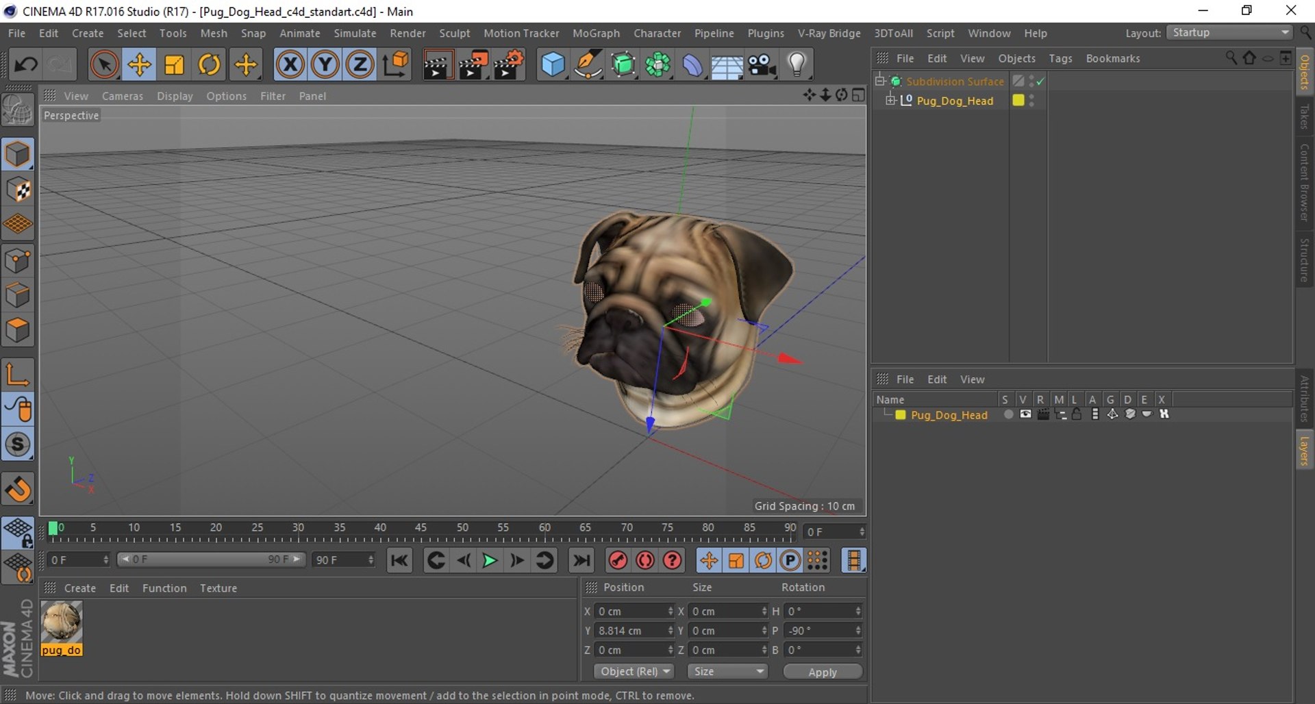 3D pug dog head https://p.turbosquid.com/ts-thumb/Mr/DJBjtn/nZ/pugdogheadvray3dmodel009/jpg/1611365977/1920x1080/fit_q87/d4db17327f9392aa164ad5b2c8a1fe7dcf58fbbe/pugdogheadvray3dmodel009.jpg