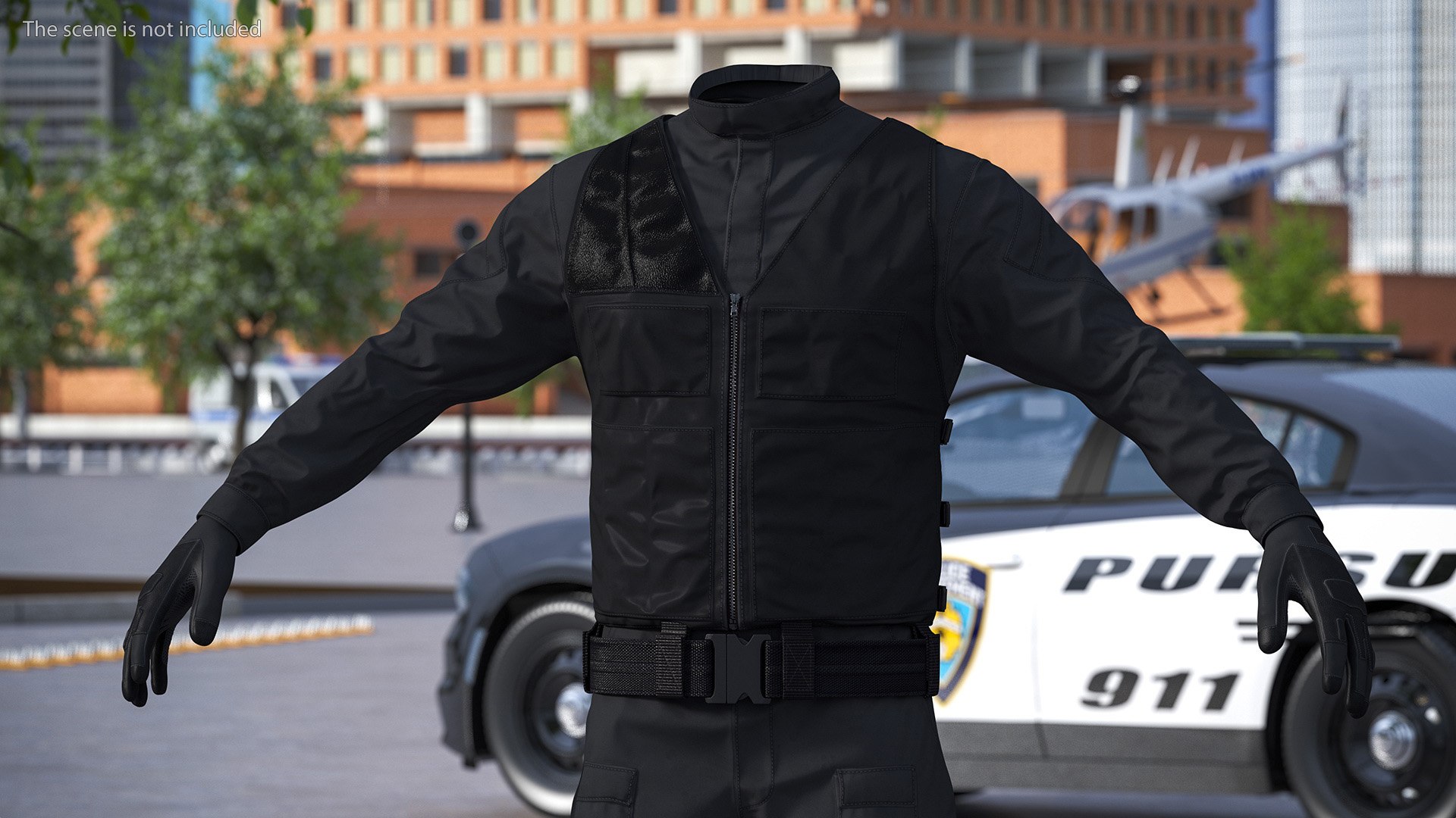 Tactical Police Uniform 3D Model - TurboSquid 2235899
