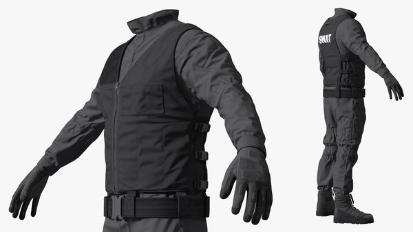 modelo 3d Uniforme de policía táctico - TurboSquid 2235899