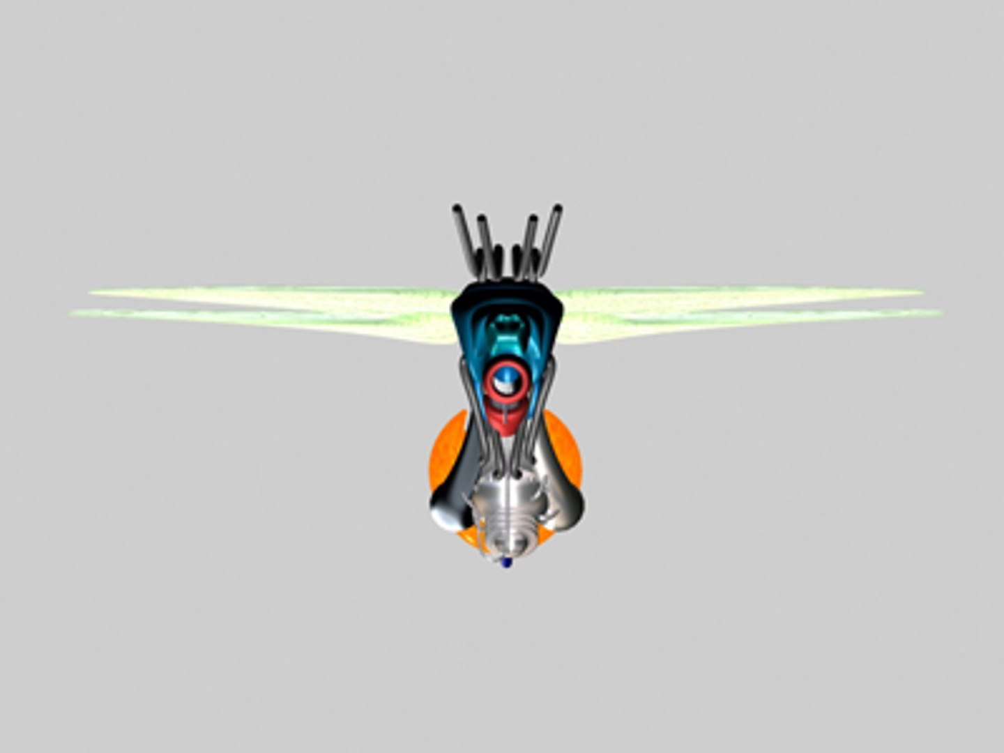 3d Model Of Motor Insect