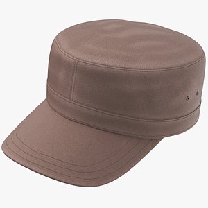 Brown Military Cap
