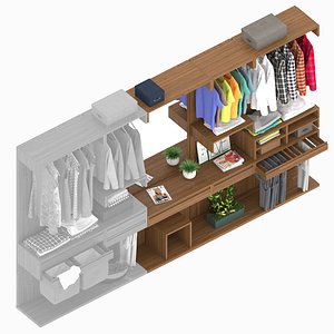 3D bosco wardrobe 2 model
