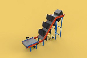3D BUCKET CONVEYOR ELEVATOR BELT