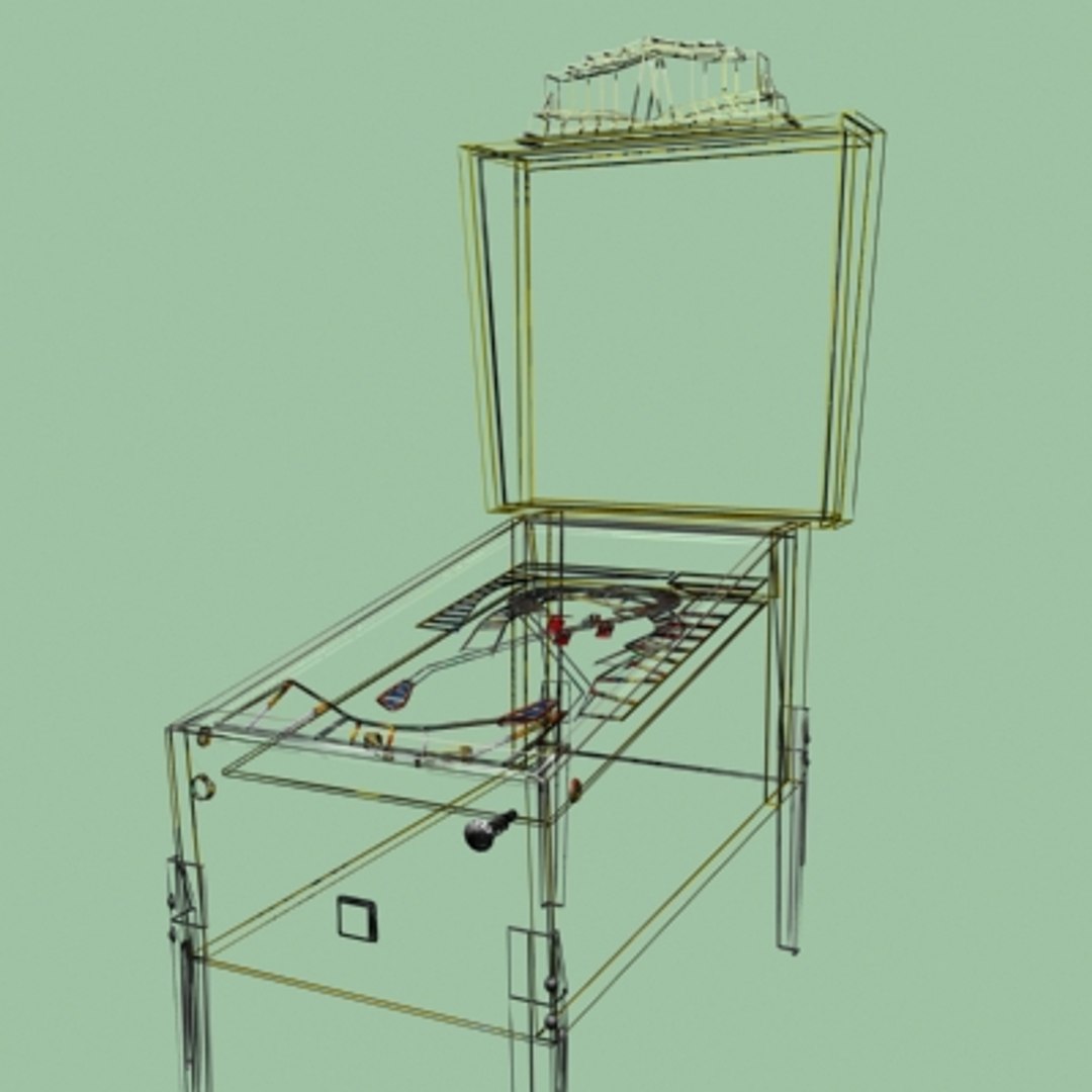 3d Arcade Pinball Taxi Model