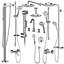 Faucets and shower systems Hansgrohe set 176