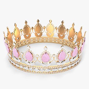 3D Princess Crown