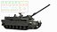 K2 Black Panther Tank Rigged 3D model