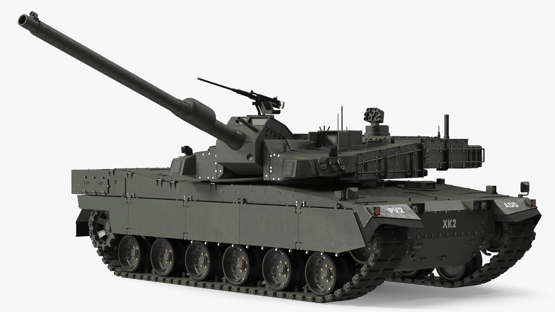 K2 Black Panther 탱크 리지드 3D 모델 - TurboSquid 2224955