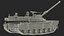 K2 Black Panther Tank Rigged 3D model