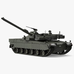 K2 Black Panther Tank Rigged 3D model