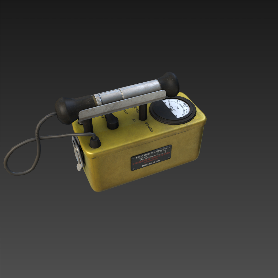Geiger Counter 3d Model
