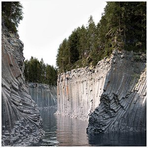 Basalt Columns 3D Model Scan Pack