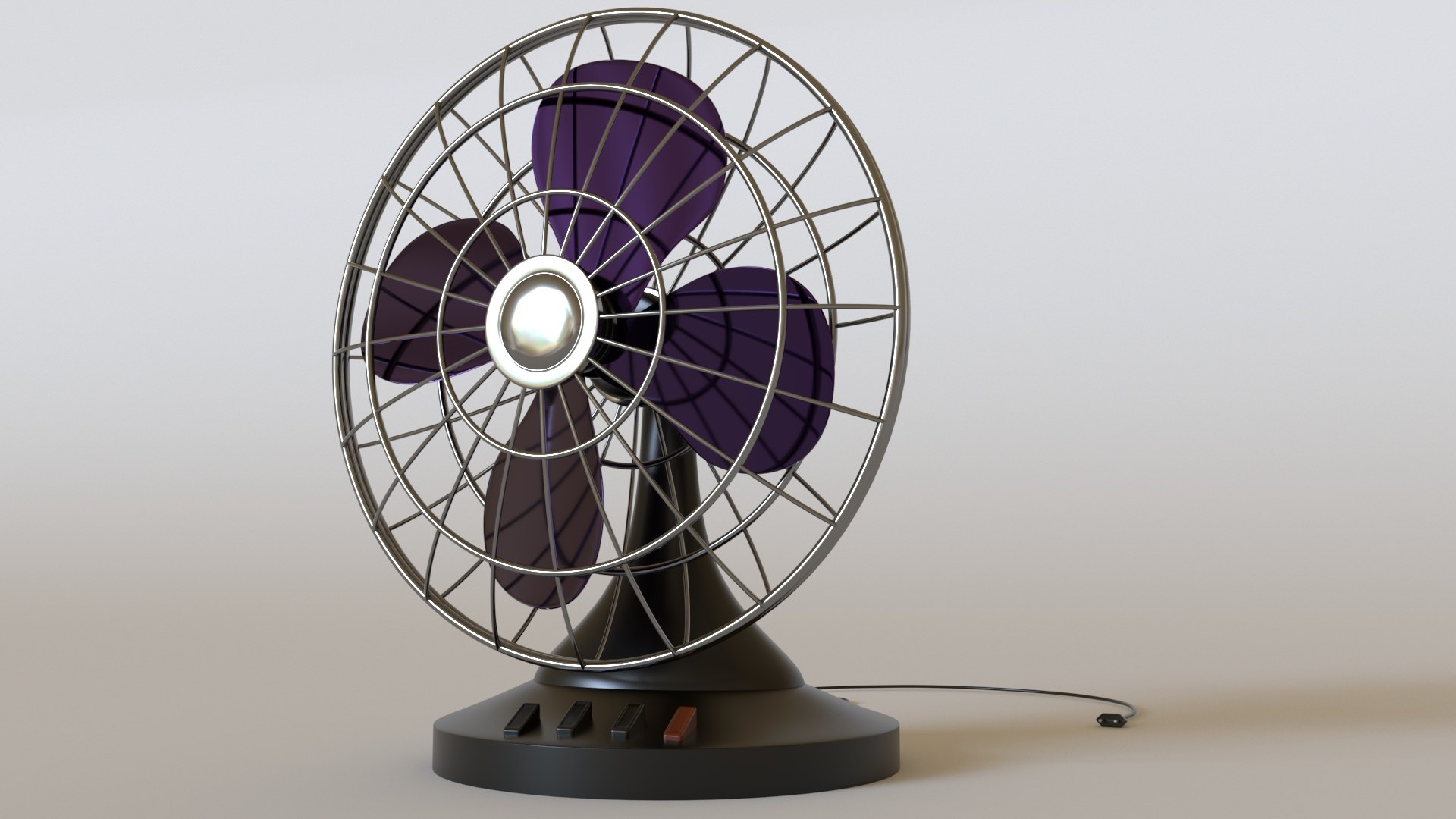 Fan table 3D TurboSquid 1690413