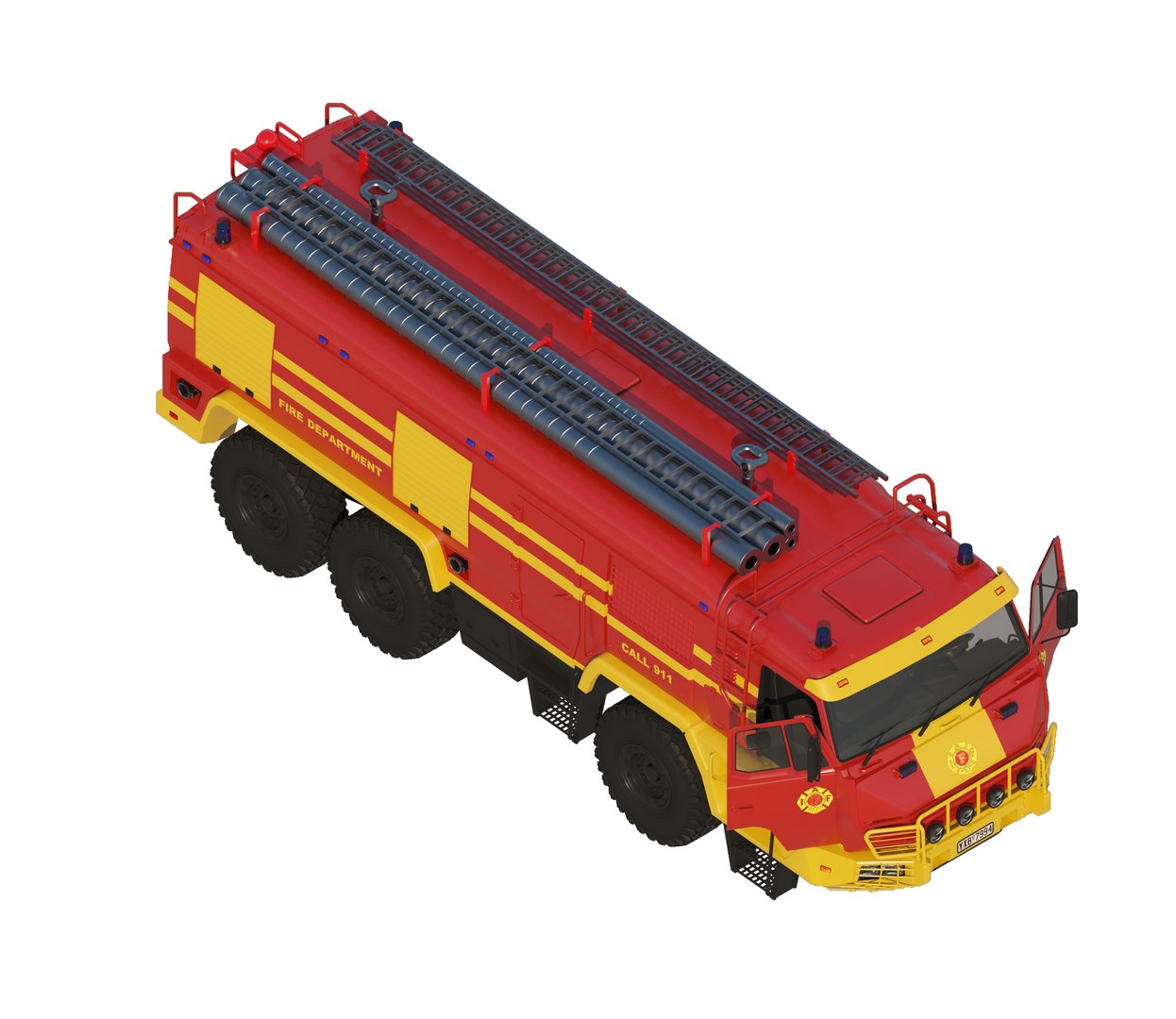 Firefighter Truck 3D Model - TurboSquid 2005935