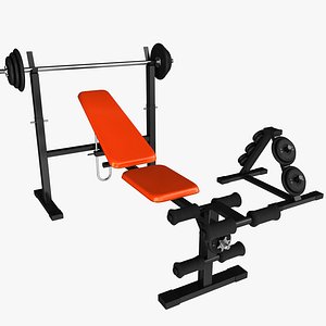 3ds max weight bench