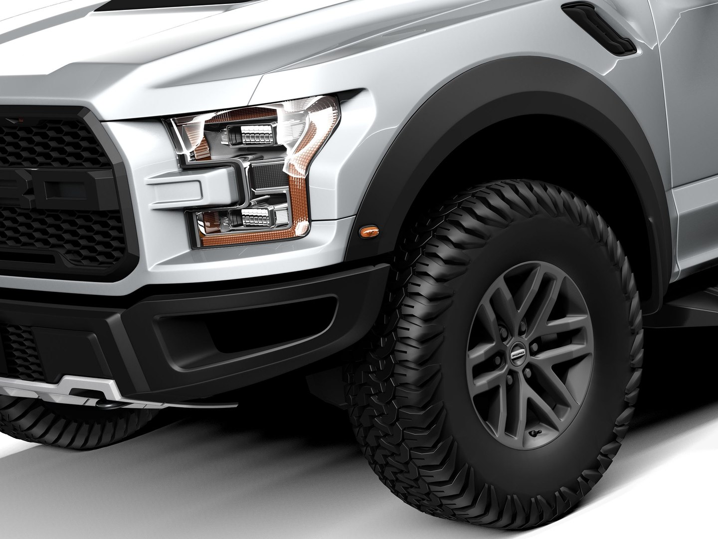 Ford F-150 Raptor Crew Cab 2017 3D Model - TurboSquid 2222227