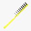 vented hair brush 3D