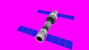 3D airship of Shenzhou 10 tiangong model