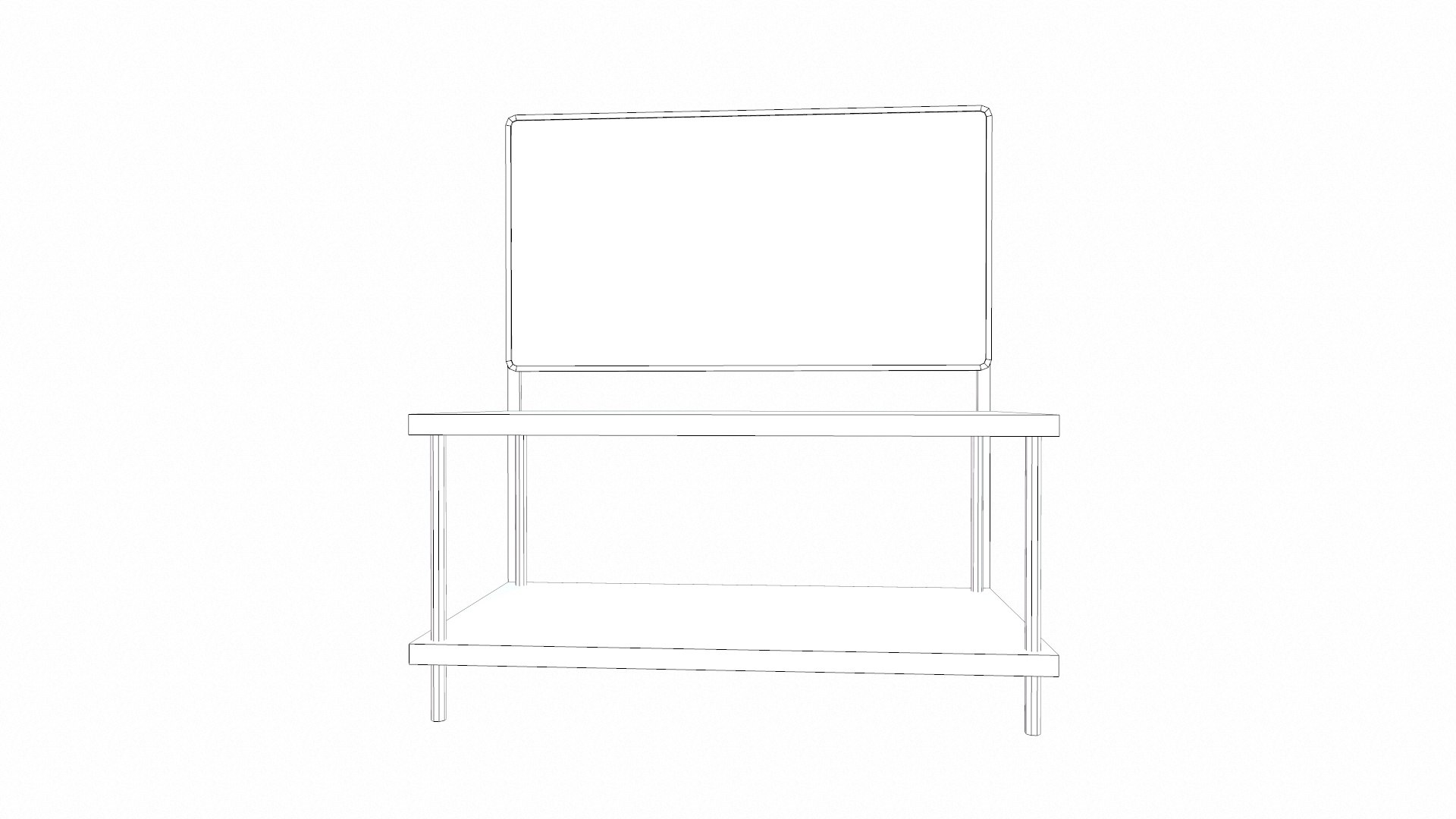 Testing Table 3D Model - TurboSquid 2342079