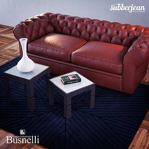 3D busnelli grande walzer sofa