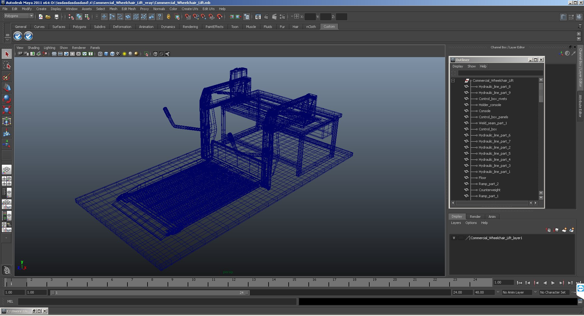 Commercial Wheelchair Lift 3D - TurboSquid 1317839