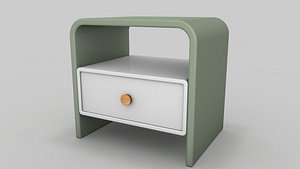 Bed Side Table 3D