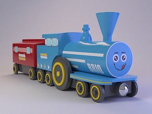 cute toy train model