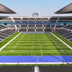 American Football Stadium 3D Models for Download | TurboSquid