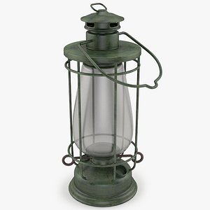 oil lamp 3d 3ds