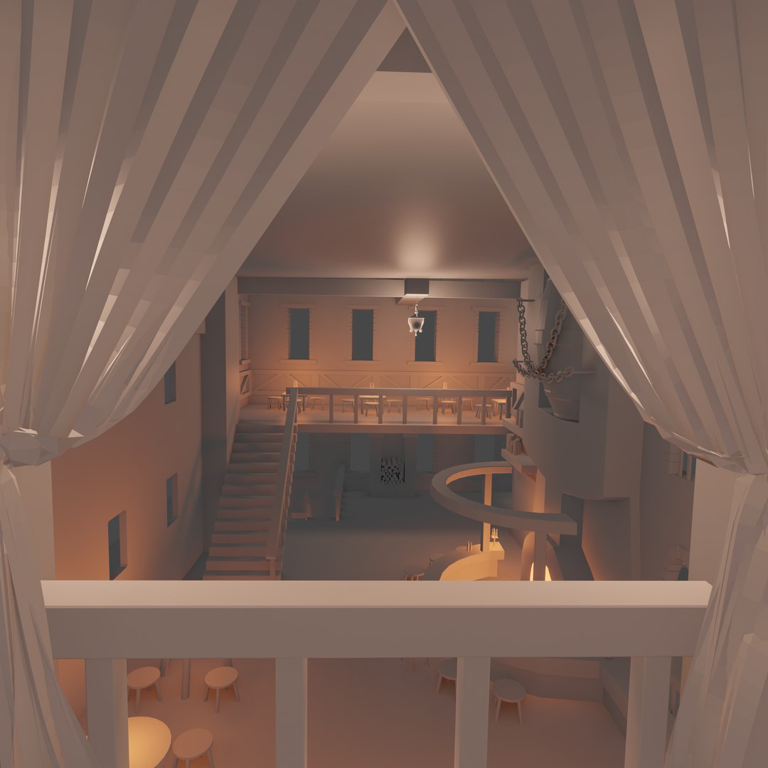 Big Fantasy Inn 3D Model - TurboSquid 2014450