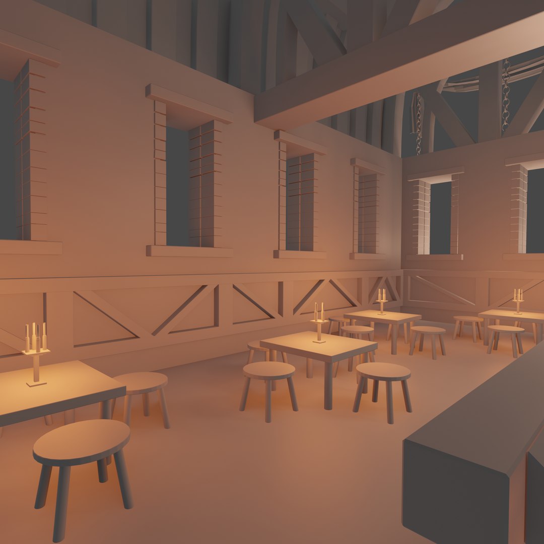 Big Fantasy Inn 3D Model - TurboSquid 2014450