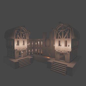 Big fantasy Inn 3D model