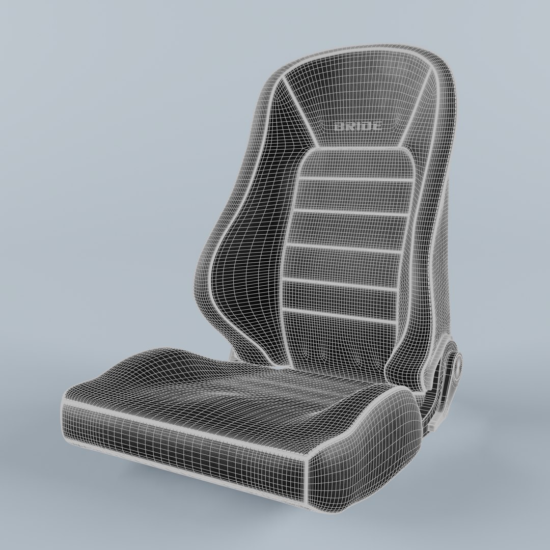 BRIDE EUROSTER II SPORTE Black Seat 3D Model - TurboSquid 1791302