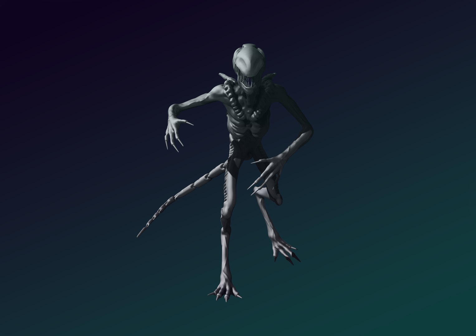 Xenomorph Deacon model - TurboSquid 2163336